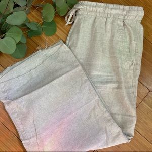 Light Beige Linen Pants